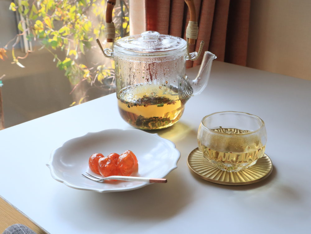 金柑ジョングァと韓国茶